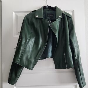 Faux Leather Moto Jacket
